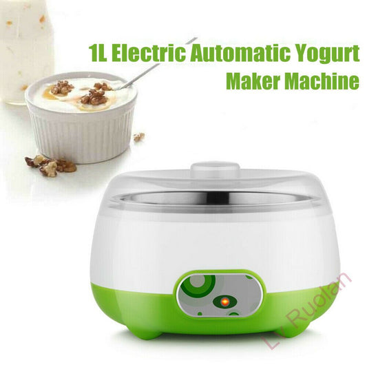 Automatic Yogurt (Doi) Maker - Premium ABS & PP, 1L Capacity, 220-240V,50Hz, 15W_Multicart