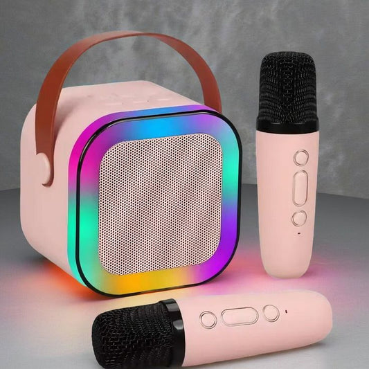K12 Karaoke Machine Portable Bluetooth 5.3 PA Speaker With 1 Wireless Microphones Home Family Singing Children's Gifts - K12S_Multicart