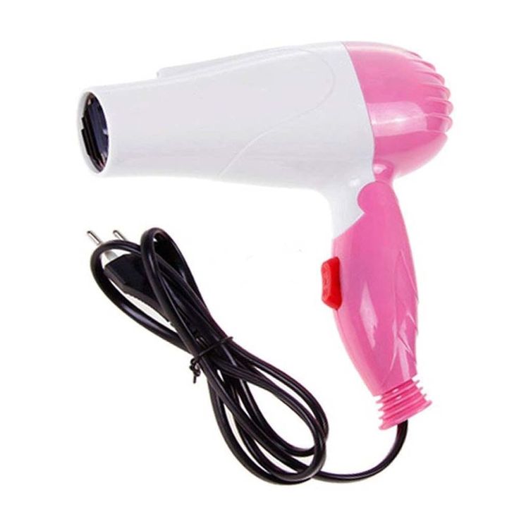 Nova New NV 1290 Folding Hair Dryer Pink and White