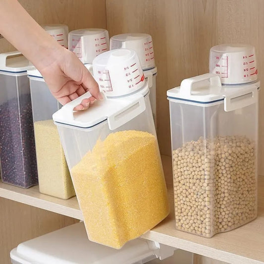 Wholesale Thickened Rice Bucket Household Food-Grade Plastic Storage Jar Moisture-Proof Sealed Cereal Jar Storage Box Kitchen